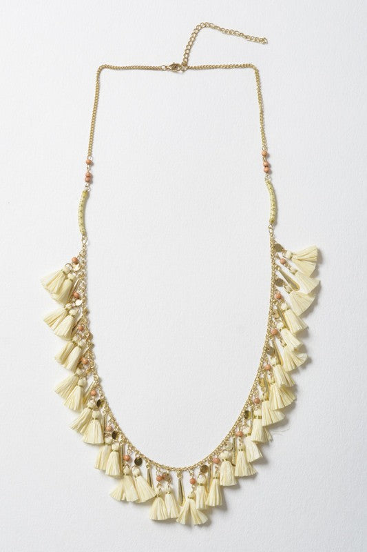 Solid Tassel Chain Fashion Necklace - Nova Luxe Charm