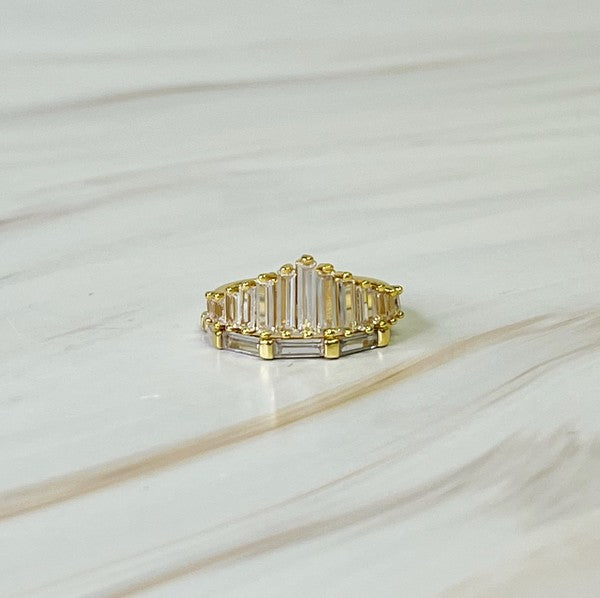 Crown Channel Ring Set Of 2 - Nova Luxe Charm