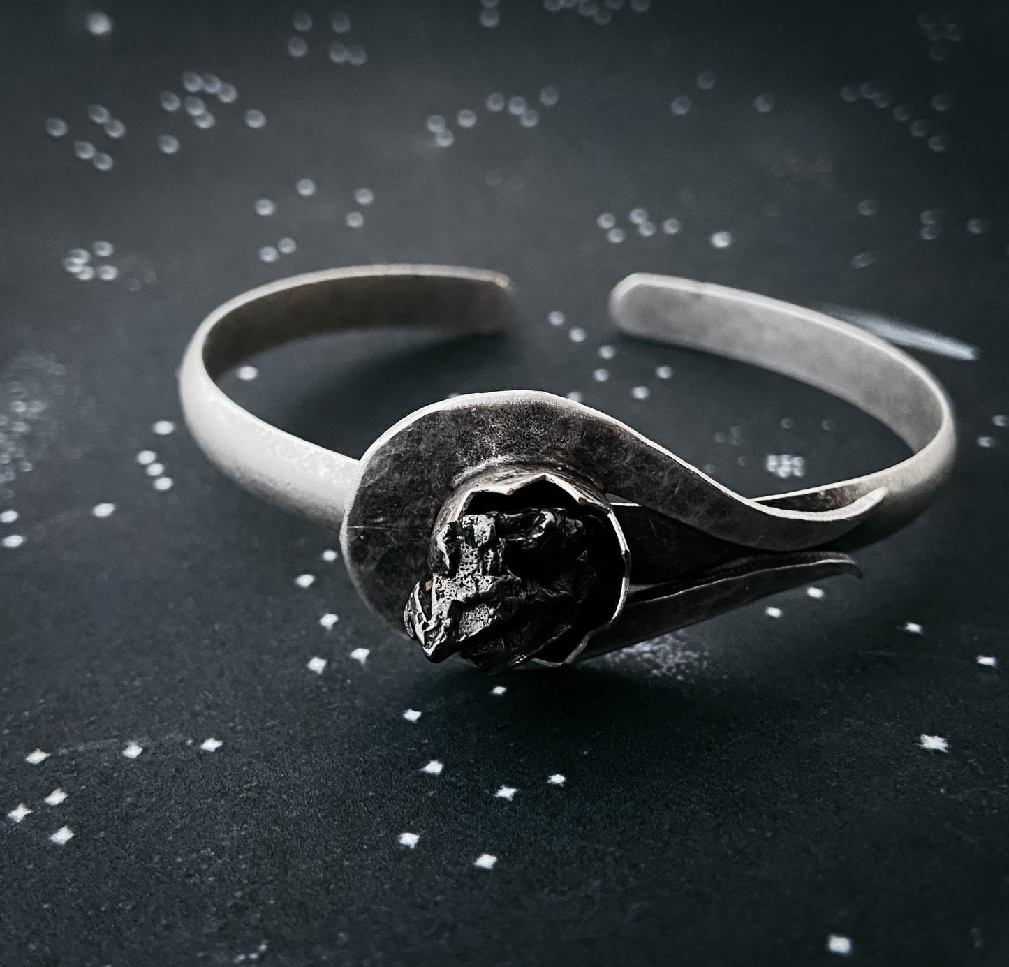 Comet Meteorite Cuff Bracelet - Nova Luxe Charm