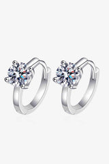 Moissanite Huggie Earrings - Nova Luxe Charm