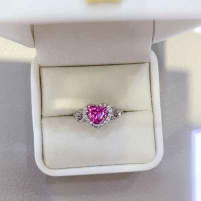 1 Carat Moissanite 925 Sterling Silver Ring