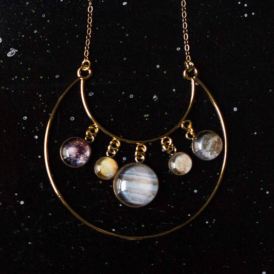 Galilean Moons of Jupiter Necklace - Nova Luxe Charm