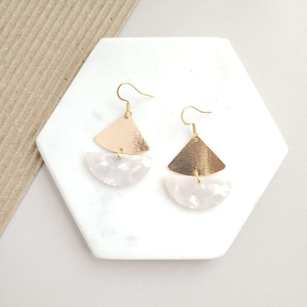 Ava Earrings - Pearl - Nova Luxe Charm