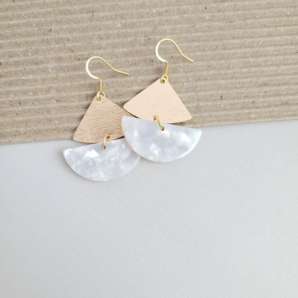 Ava Earrings - Pearl - Nova Luxe Charm