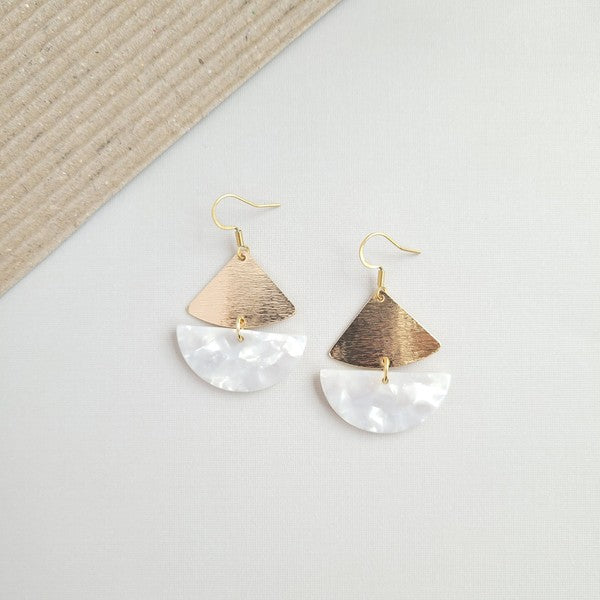 Ava Earrings - Pearl - Nova Luxe Charm