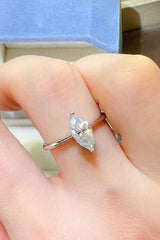 2 Carat Moissanite 925 Sterling Silver Ring - Nova Luxe Charm