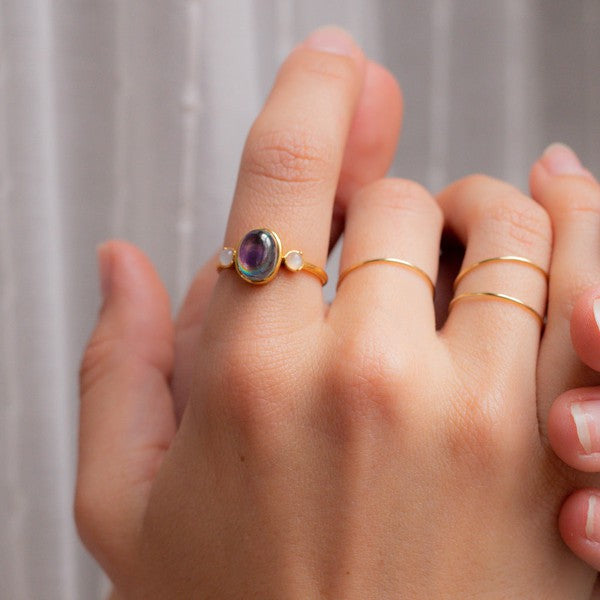 Bejeweled Mood Ring - Nova Luxe Charm