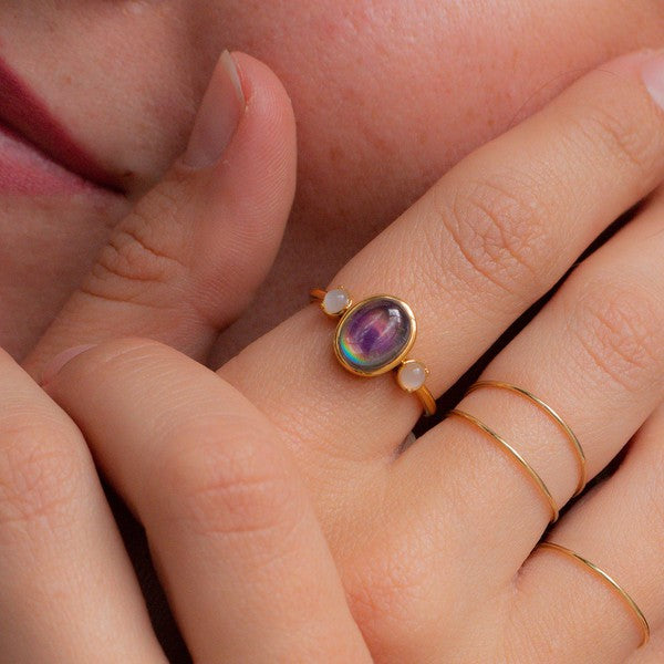 Bejeweled Mood Ring - Nova Luxe Charm
