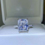 5 Carat Moissanite Zircon 925 Sterling Silver Ring