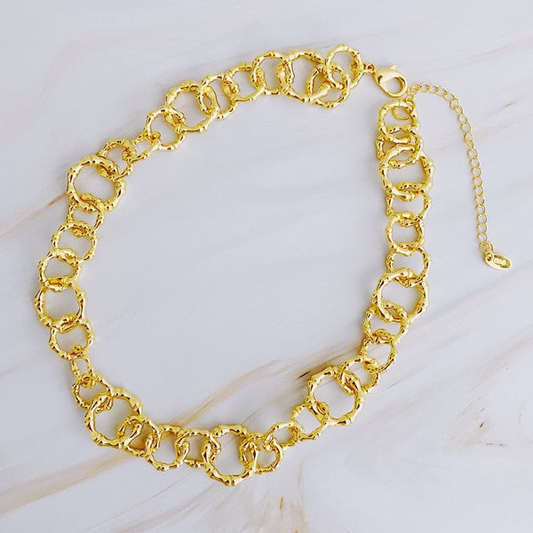 Artfully Linked Chain Necklace - Nova Luxe Charm