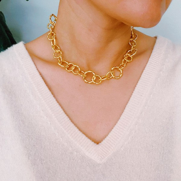 Artfully Linked Chain Necklace - Nova Luxe Charm