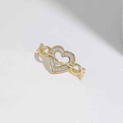 925 Sterling Silver Heart Ring