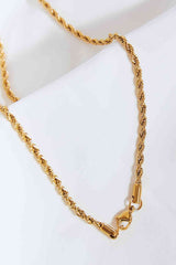 Brass Lightning Pendant Necklace - Nova Luxe Charm