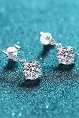 Moissanite Drop Earrings - Nova Luxe Charm