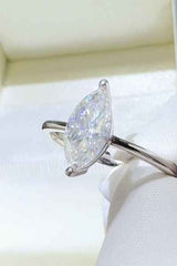 2 Carat Moissanite 925 Sterling Silver Ring - Nova Luxe Charm