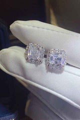 2 Carat Moissanite 925 Sterling Silver Stud Earrings - Nova Luxe Charm