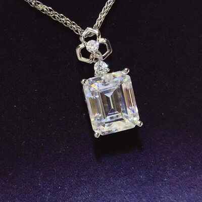 5 Carat Moissanite 925 Sterling Silver Necklace