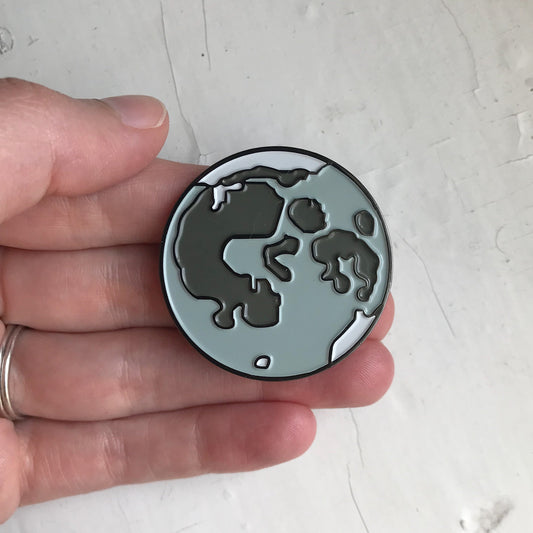 Full Moon Enamel Pin - Nova Luxe Charm