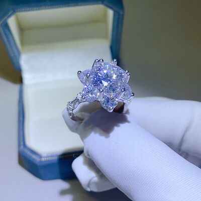 5 Carat Moissanite 925 Sterling Silver Ring