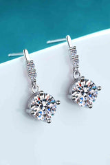 Moissanite Drop Earrings - Nova Luxe Charm