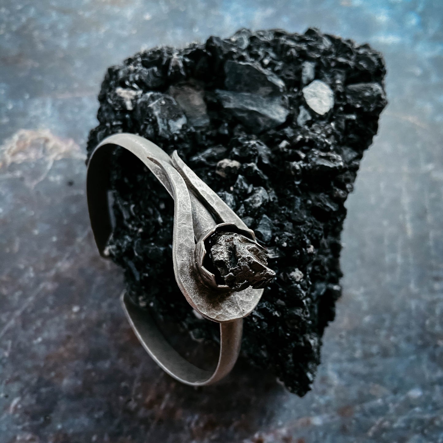 Comet Meteorite Cuff Bracelet - Nova Luxe Charm