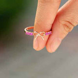 925 Sterling Silver Bow Ring