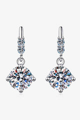 Moissanite Drop Earrings - Nova Luxe Charm