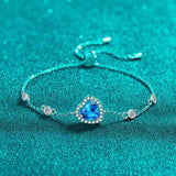 1 Carat Moissanite 925 Sterling Silver Bracelet