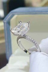 5 Carat Moissanite 925 Sterling Silver Ring