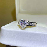 3 Carat Moissanite 925 Sterling Silver Ring