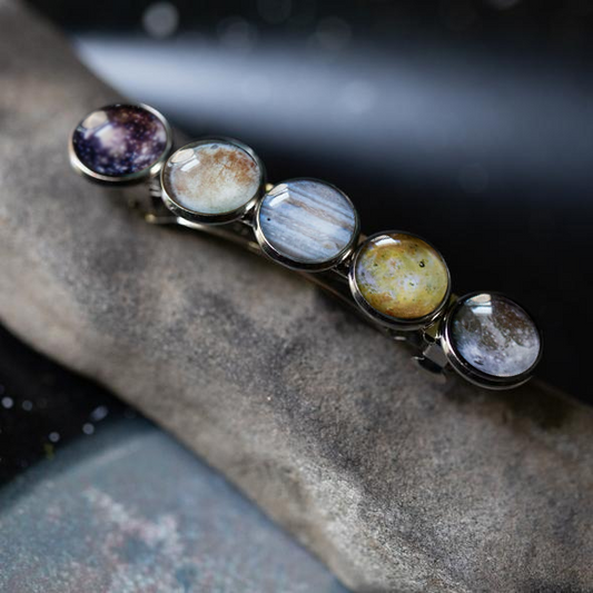 Galilean Moon Hair Clip Barrette - Nova Luxe Charm